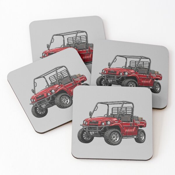 Item preview, Kawasaki Mule PRO-FXT Ranch Edition Red Utility UTV Graphic designed and sold by Motorline44.