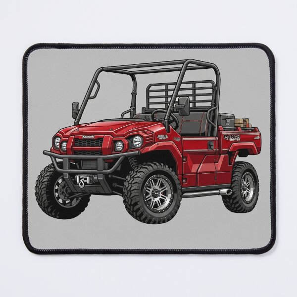 Item preview, Kawasaki Mule PRO-FXT Ranch Edition Red Utility UTV Graphic designed and sold by Motorline44.