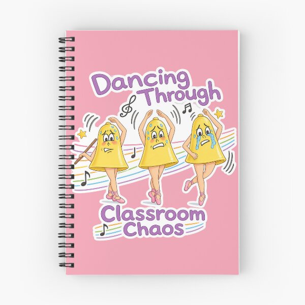 Item preview, Dancing Through Classroom Chaos – Funny Teacher Life Design designed and sold by Classroom Crew Studio.