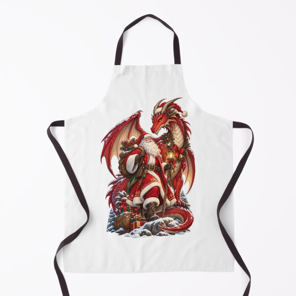 Item preview, Santa and the Red Christmas Dragon– Magical Fantasy Holiday designed and sold by SOUFIANE1991.