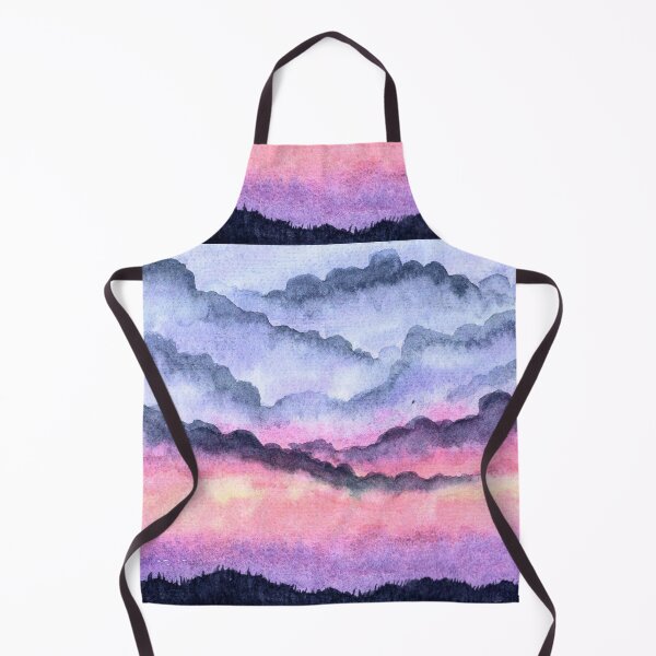 Item preview, Where the Storm Breaks, Pink and Indigo Watercolour Sky designed and sold by ArithraStudio.