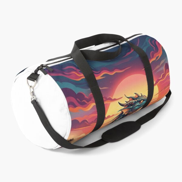 Item preview, Ocean Dragon Retro Sunset Fantasy Art Design designed and sold by snowry.