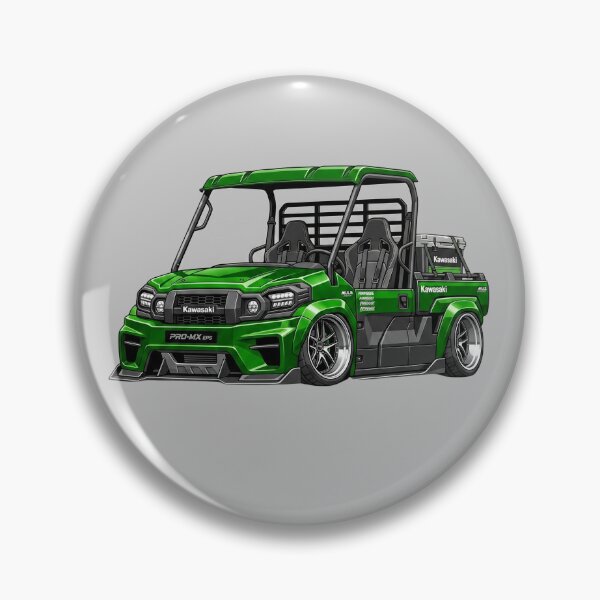Item preview, Kawasaki Mule PRO-MX Custom Stance Green Utility UTV Graphic designed and sold by Motorline44.