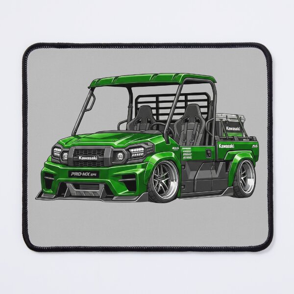 Item preview, Kawasaki Mule PRO-MX Custom Stance Green Utility UTV Graphic designed and sold by Motorline44.