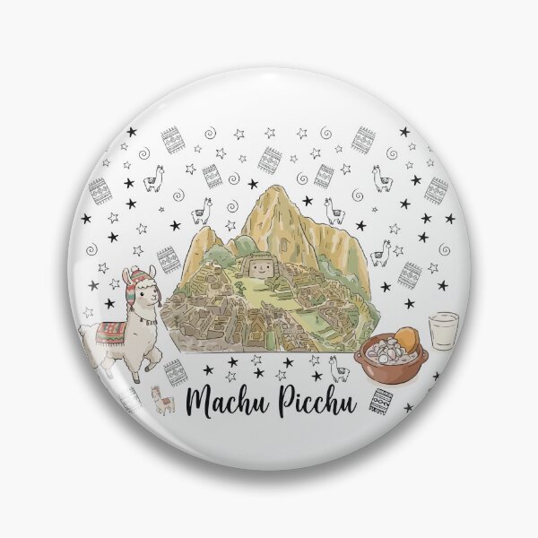 Item preview, Cute Machu Picchu Peru Doodle Art designed and sold by RamyGallery.
