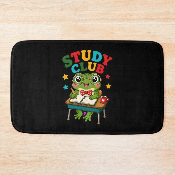 Item preview, Back to school Study Club Cute Frog Student Cottagecore Academia designed and sold by Uglyandcute.