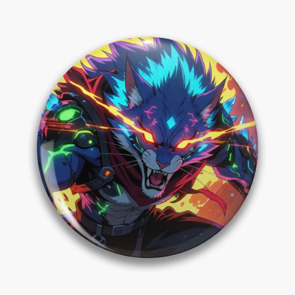Item preview, Blue Beast Unleashed in Flame and Might (V4) designed and sold by SabaMirzique.