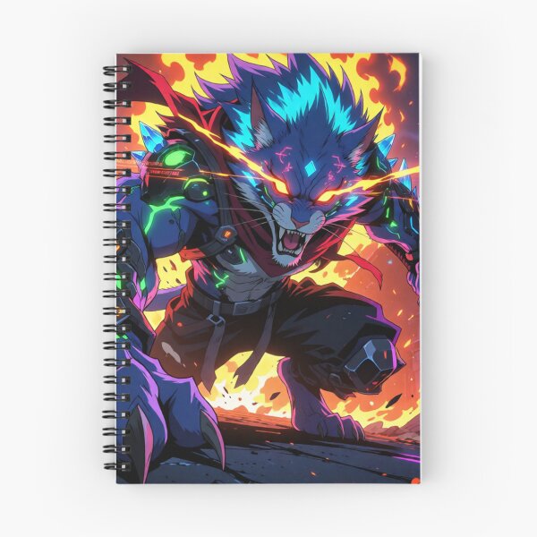 Item preview, Blue Beast Unleashed in Flame and Might (V4) designed and sold by SabaMirzique.