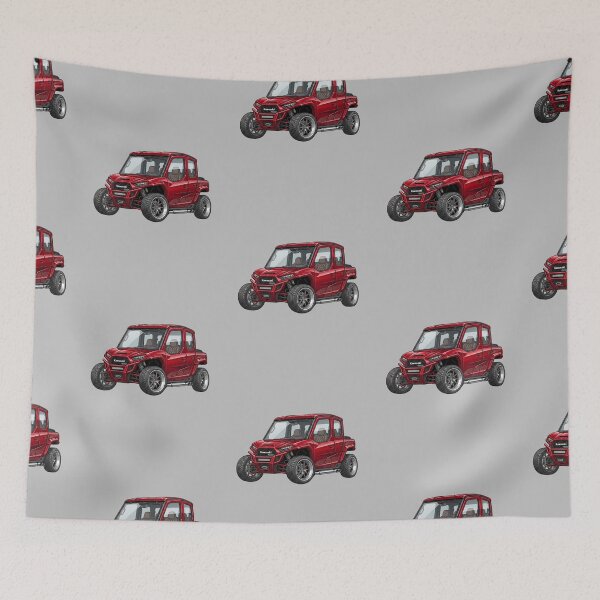 Item preview, Kawasaki Ridge XR Luxury Edition Red UTV Graphic designed and sold by Motorline44.