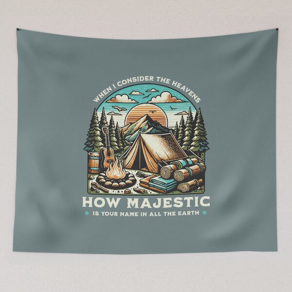 Item preview, How Majestic Is Your Name Psalm 8 Faith Looks Good designed and sold by FaithLooksGood.