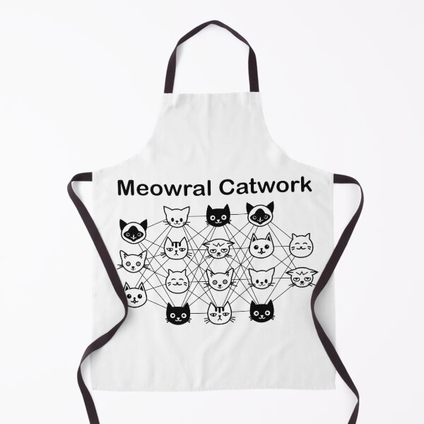 Item preview, Meowral Catwork White Background designed and sold by yuretzius.