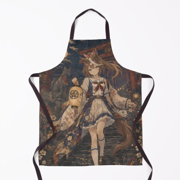 Item preview, Tokai Teio Uma Musume Moonlit Shrine Lantern Walk designed and sold by mildaclairmo.
