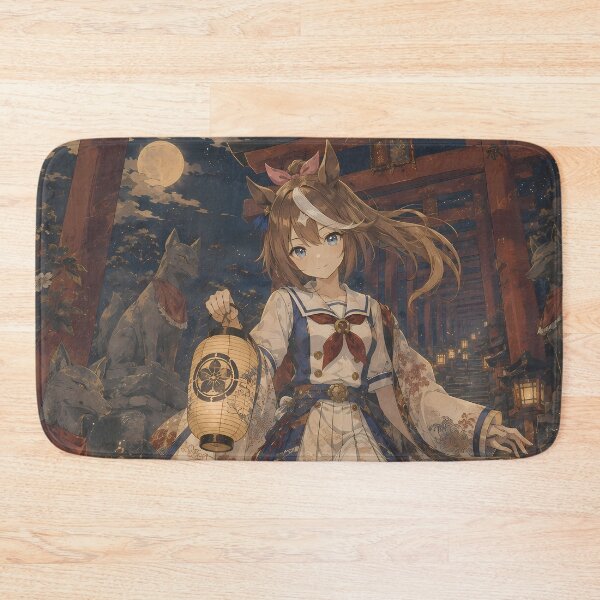 Item preview, Tokai Teio Uma Musume Moonlit Shrine Lantern Walk designed and sold by mildaclairmo.