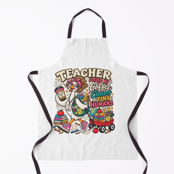 Item preview, Teacher Fueled by Coffee Chaos, back to school designed and sold by xghambo.