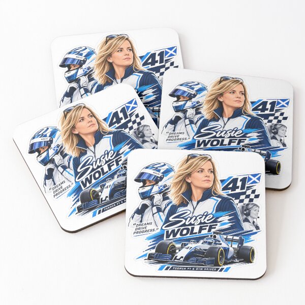 Item preview, Copia de Pegatina de Susie Wolff Motorsport | Arte para fans de pilotos de F1 y DTM designed and sold by FirstCheck.