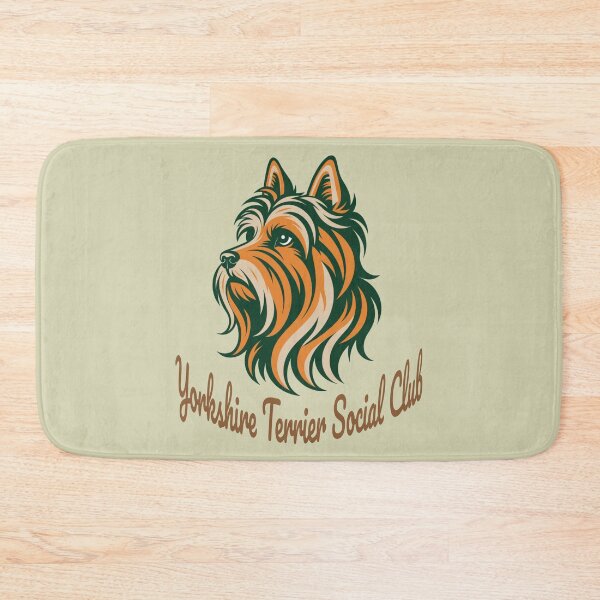 Item preview, Yorkshire Terrier Social Club Vintage Badge designed and sold by Kinship-Pets.