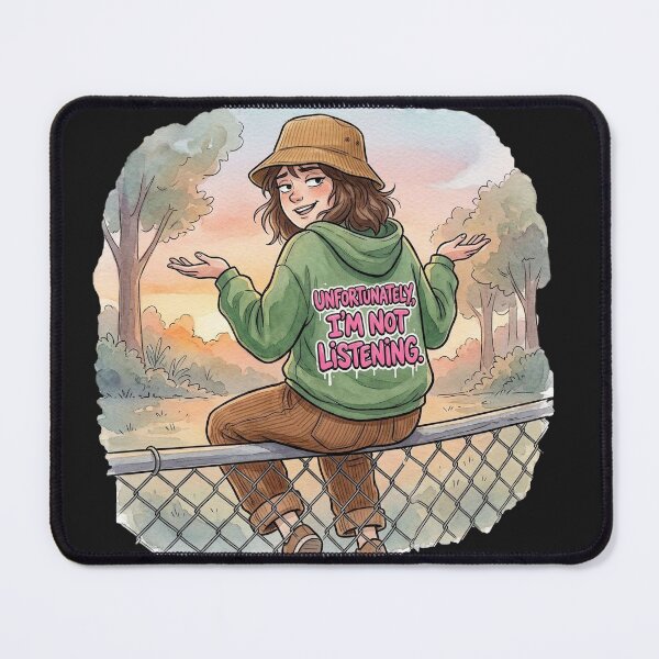 Item preview, UNFORTUNATely, I'M NOT LISTENING. designed and sold by BestCoolStuff.