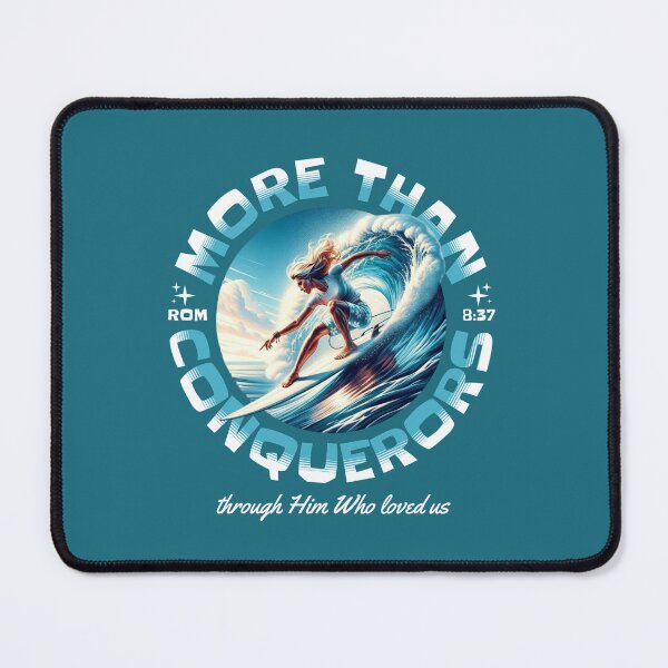 Item preview, More Than Conquerors Romans 8:37 Faith Looks Good designed and sold by FaithLooksGood.