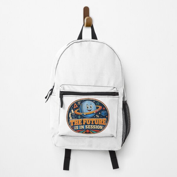 Item preview, Back to school The Future Is In Session Retro Space Planet Teacher designed and sold by Uglyandcute.