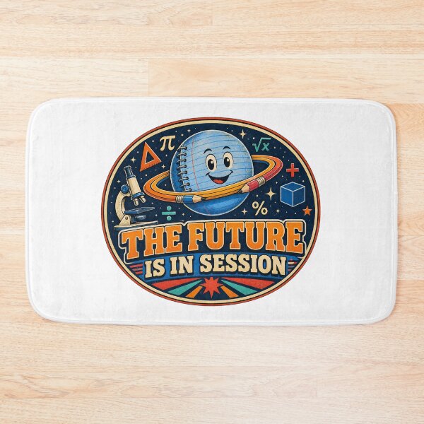 Item preview, Back to school The Future Is In Session Retro Space Planet Teacher designed and sold by Uglyandcute.