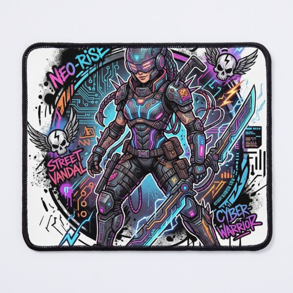 Item preview, Neo-Rise Cyber Warrior designed and sold by ReferenceBureau.