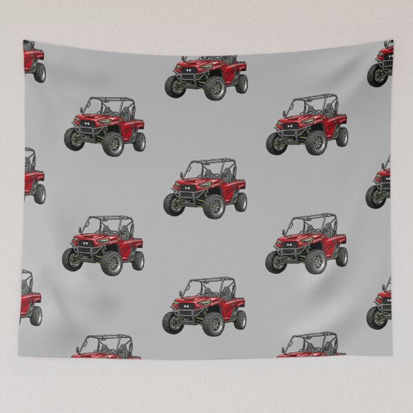 Item preview, Kawasaki Ridge XR Deluxe Red UTV Offroad Graphic designed and sold by Motorline44.
