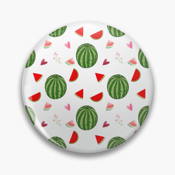 Item preview, Cute Watercolor Summer Watermelon Fruit Pattern designed and sold by SuperCoolCool.