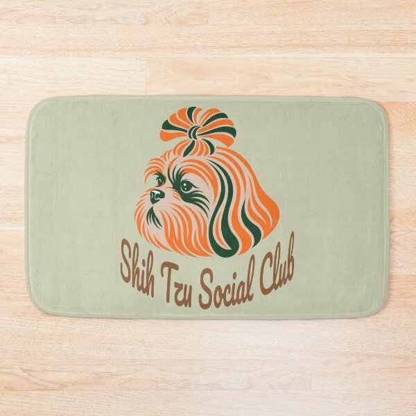 Item preview, Shih Tzu Social Club Vintage Badge designed and sold by Kinship-Pets.