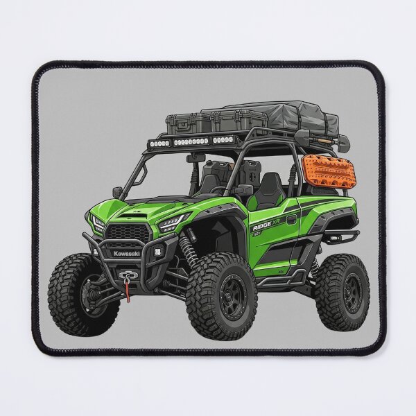 Item preview, Kawasaki Ridge XR Overland Setup Green UTV Graphic designed and sold by Motorline44.