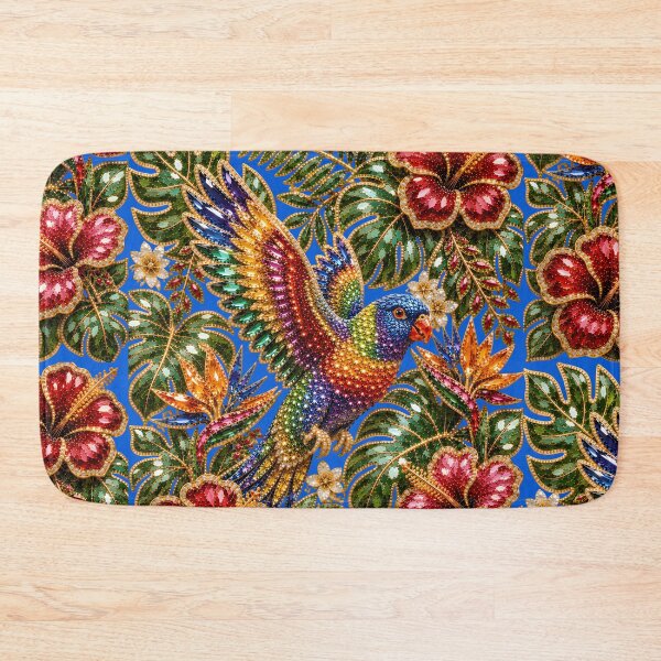 Item preview,  Crystal Rainbow Lorikeet bird designed and sold by wordspixies.