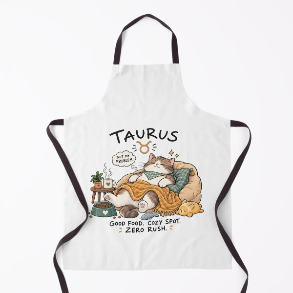 Item preview, Taurus Cat Cozy Life designed and sold by NucciCollective.