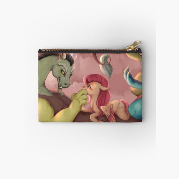 Item preview, pegasus and draconequus mlp fluttershy discord designed and sold by Wolfwithteeth.