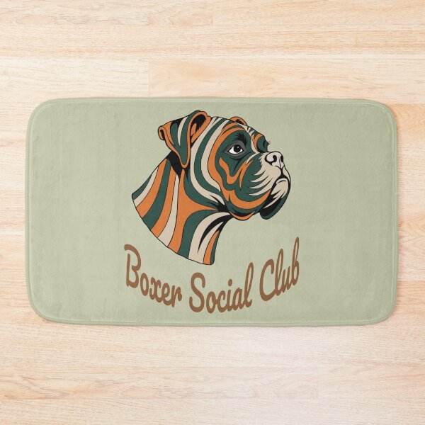 Item preview, Boxer Social Club Vintage Badge designed and sold by Kinship-Pets.