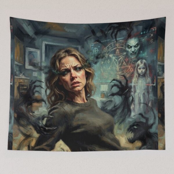Item preview, Demonic Horror Sci-Fi Fine Art Tribute designed and sold by Art's Diner.