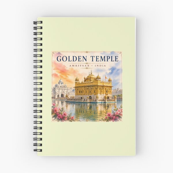 Item preview, Golden Temple Amritsar India Watercolor Travel Souvenir designed and sold by AnjaSarahArt.