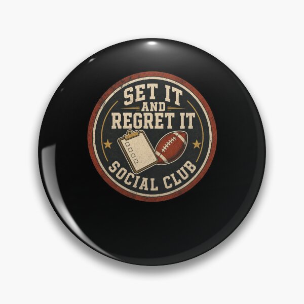 Item preview, Set It And Regret It Gridiron Social Club designed and sold by snowry.