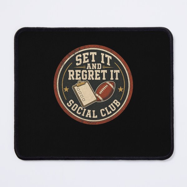 Item preview, Set It And Regret It Gridiron Social Club designed and sold by snowry.