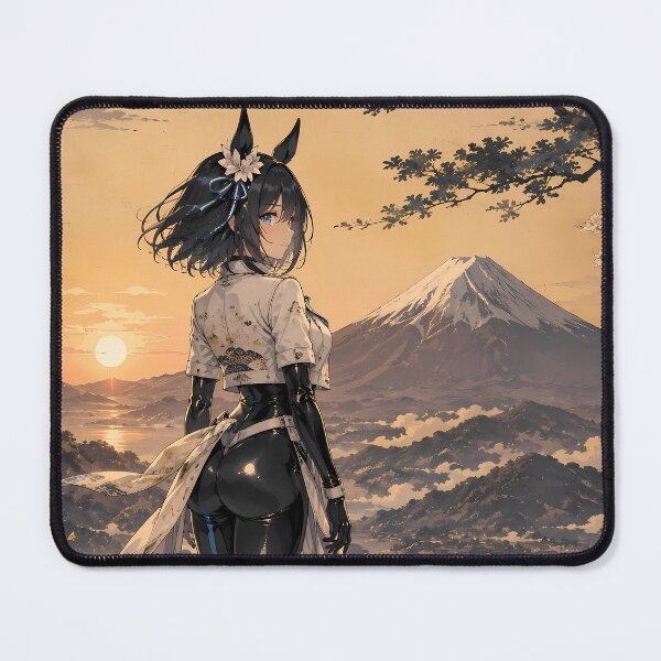 Item preview, Eishin Flash Uma Musume Mount Fuji Sunset Vista designed and sold by mildaclairmo.