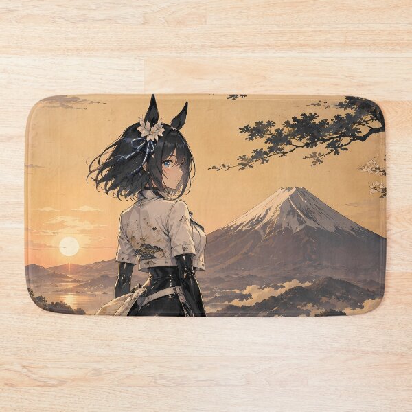 Item preview, Eishin Flash Uma Musume Mount Fuji Sunset Vista designed and sold by mildaclairmo.