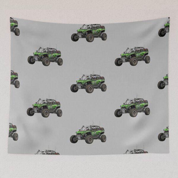 Item preview, Kawasaki Teryx KRX4 1000 Green 4 Seater Desert UTV Graphic designed and sold by Motorline44.