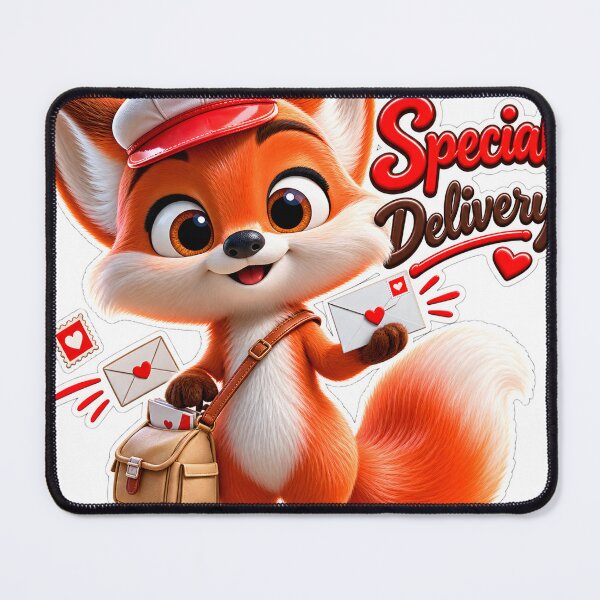 Item preview, Special Delivery Fox Mail Carrier designed and sold by gerito1991bs.