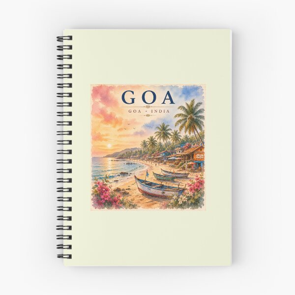 Item preview, Goa India Watercolor Travel Souvenir designed and sold by AnjaSarahArt.