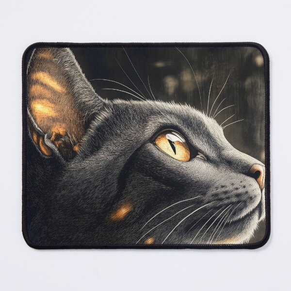 Item preview, Abyssinian Cat Golden Eyes Shadow Feline Moonlight Glow designed and sold by mildaclairmo.
