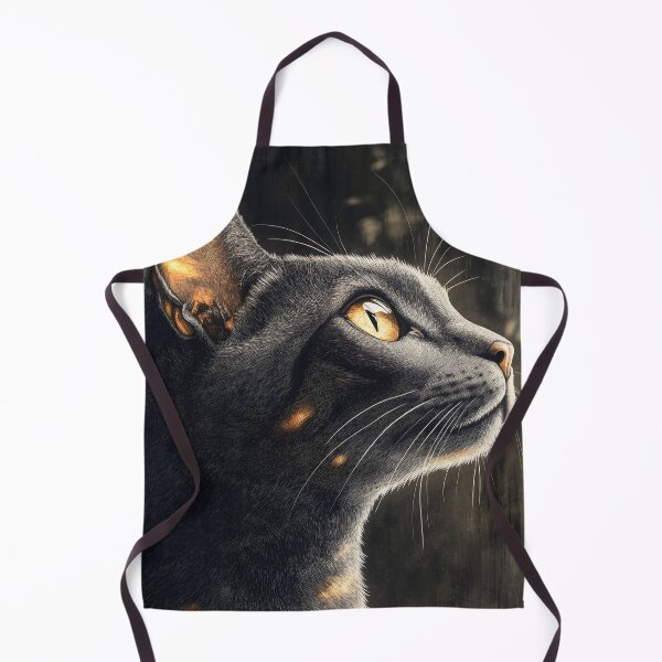 Item preview, Abyssinian Cat Golden Eyes Shadow Feline Moonlight Glow designed and sold by mildaclairmo.