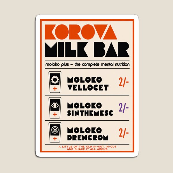 Item preview, Korova Milk Bar designed and sold by Neffypeffy.