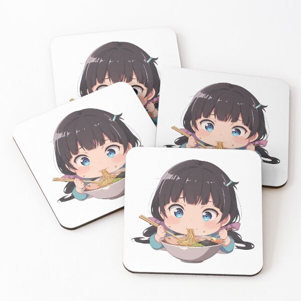 Item preview, Kirigaya Suguha Sword Art Online Kawaii Ramen Chibi Noodle Focus designed and sold by mildaclairmo.
