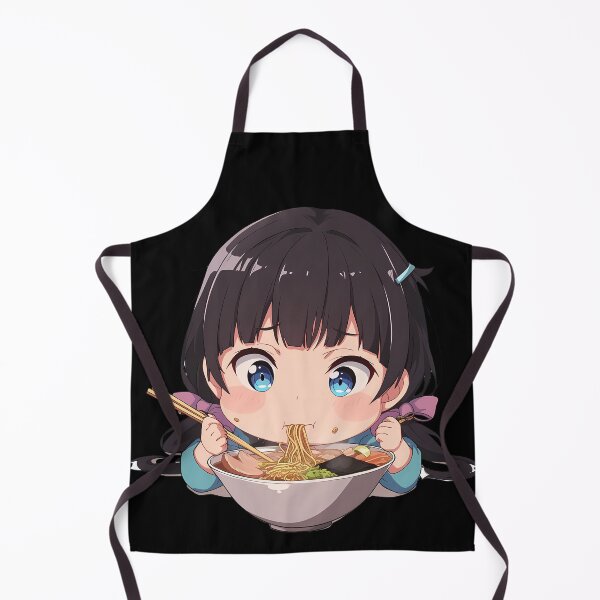 Item preview, Kirigaya Suguha Sword Art Online Kawaii Ramen Chibi Noodle Focus designed and sold by mildaclairmo.