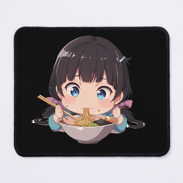 Item preview, Kirigaya Suguha Sword Art Online Kawaii Ramen Chibi Noodle Focus designed and sold by mildaclairmo.