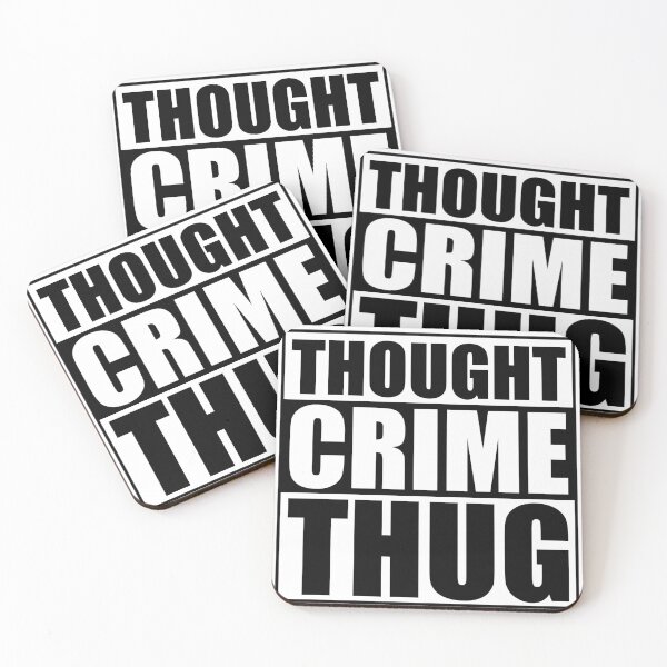 Item preview, Thought Crime Thug - George Orwell 1984 designed and sold by Deviant Logic Design.
