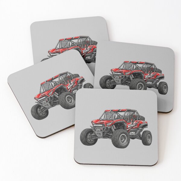 Item preview, Kawasaki Teryx KRX Baja Spec Red Racing UTV Graphic designed and sold by Motorline44.